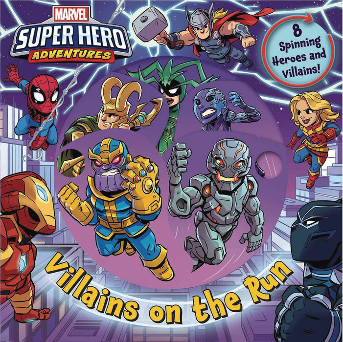 MARVEL SUPER HERO ADV VILLAINS ON THE RUN BOARD BOOK (C: 0-1