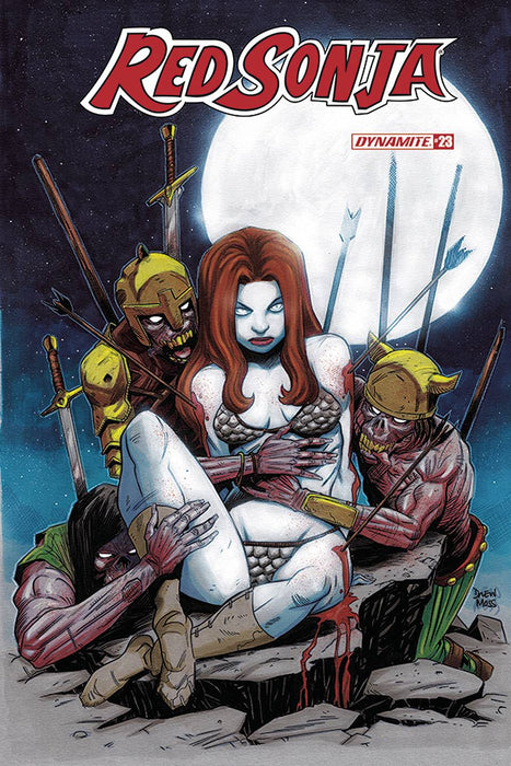 RED SONJA #23 7 COPY MOSS ZOMBIE INCV