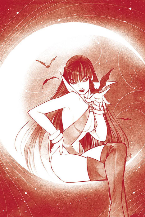 VAMPIRELLA #15 MOMOKO LTD ED BLOOD RED LINE ART VIRGIN CVR