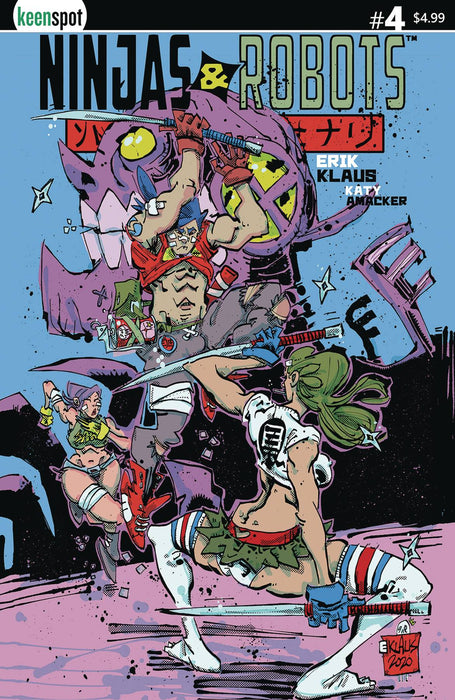 NINJAS & ROBOTS #4 CVR A ERIK KLAUS