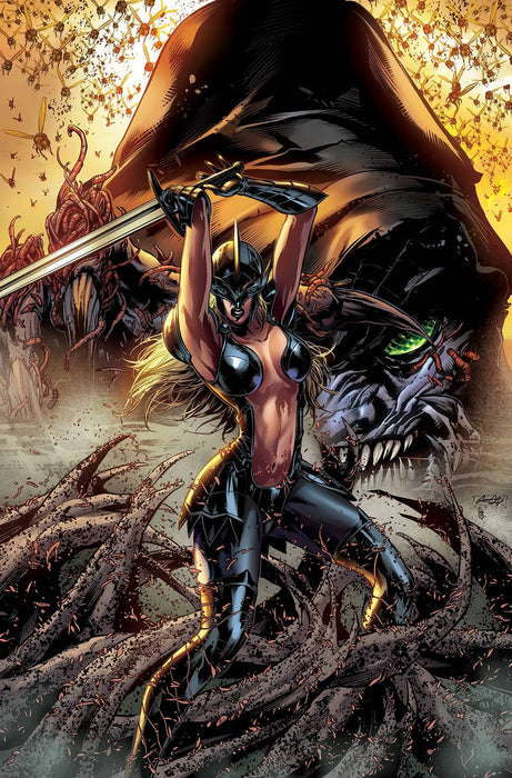GRIMM SPOTLIGHT BLACK KNIGHT VS LORD OF FLIES #1 CVR B WHITE