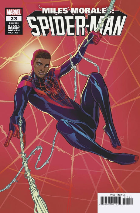 MILES MORALES SPIDER-MAN #23 SOUZA BLACK HISTORY VAR KIB