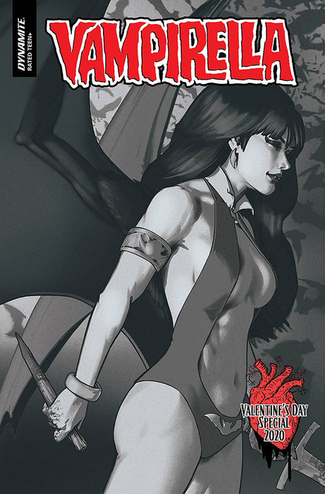 VAMPIRELLA VALENTINES SP ONE SHOT 10 COPY HA B&W INCV