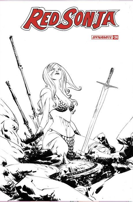 RED SONJA #24 20 COPY LEE B&W INCV