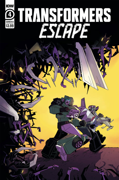TRANSFORMERS ESCAPE #4 (OF 5) CVR B HERZPLATTER