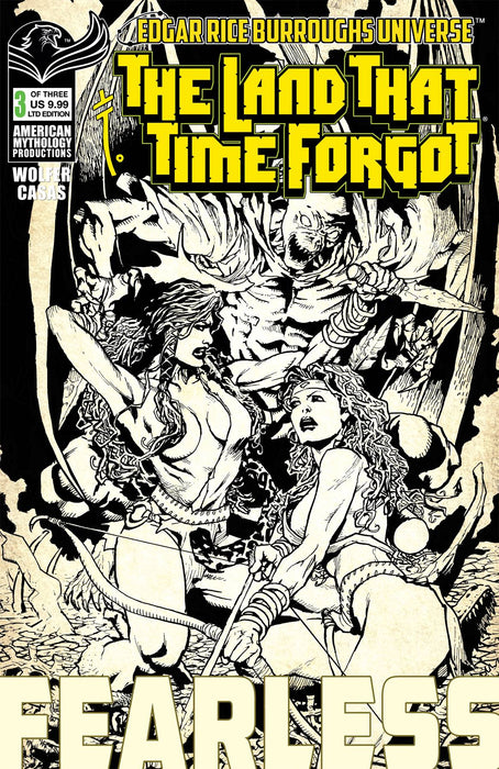 LAND THAT TIME FORGOT FEARLESS #3 CVR B LTD B&W
