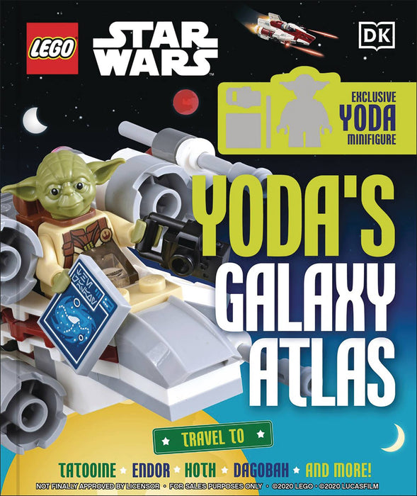 LEGO STAR WARS YODAS GALAXY ATLAS HC W MINIFIGURE