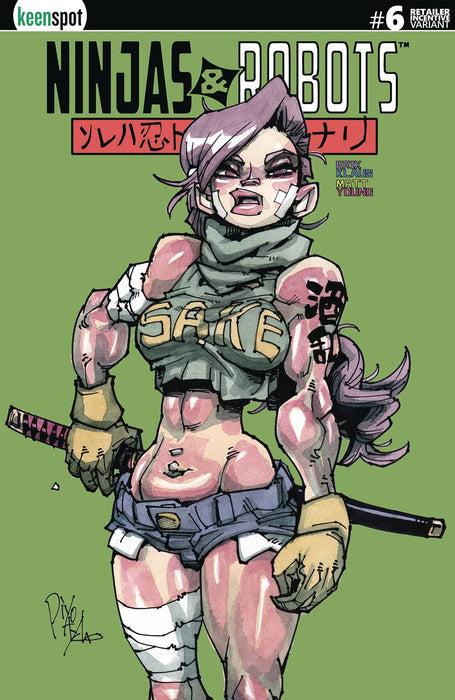 NINJAS & ROBOTS #6 1:5 COPY KLAUS  VAR