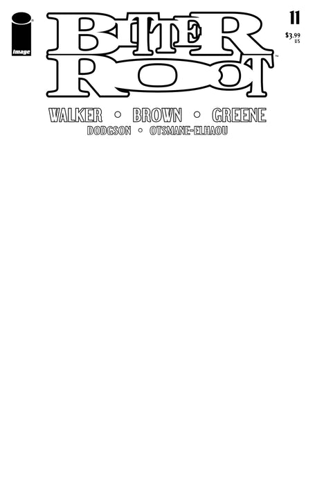BITTER ROOT #11 CVR B BLANK CVR