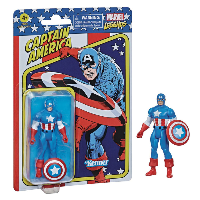 Marvel Retro Legends 3.75-Inch Captain America Action Figure