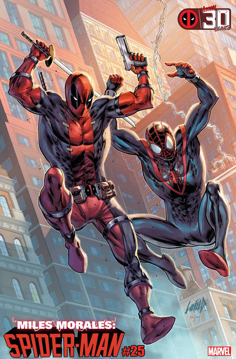 MILES MORALES SPIDER-MAN #25 LIEFELD DEADPOOL 30TH VAR