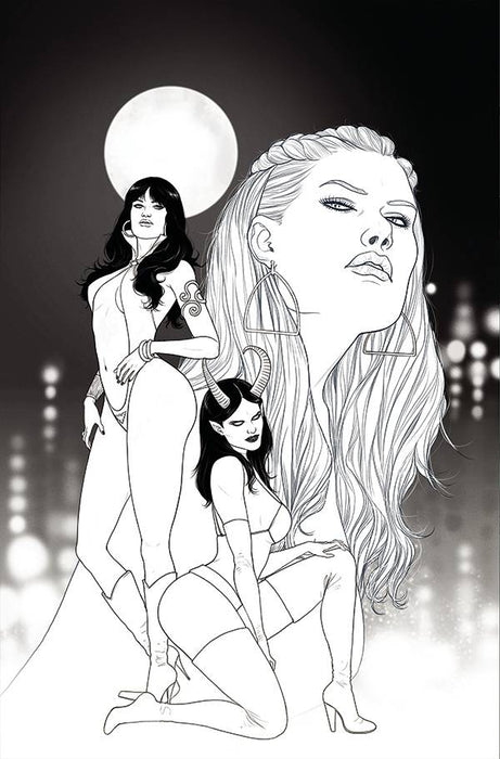 VAMPIRELLA VS PURGATORI #2 40 COPY MUSABEKOV B&W VIRGIN INCV