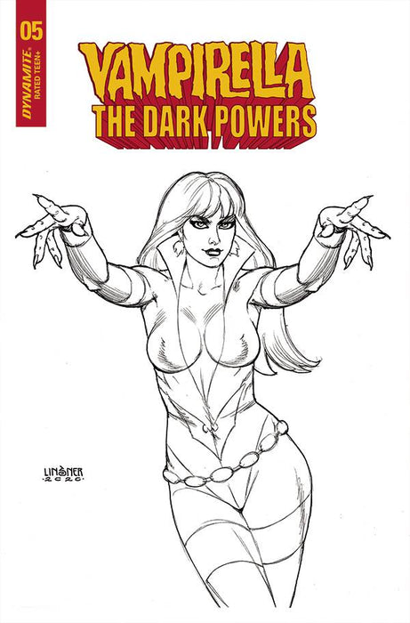 VAMPIRELLA DARK POWERS #5 20 COPY LINSNER B&W INCV