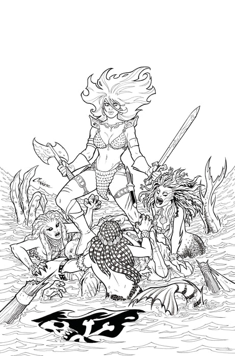 INVINCIBLE RED SONJA #1 40 COPY CONNER LINE ART VIRGIN INCV
