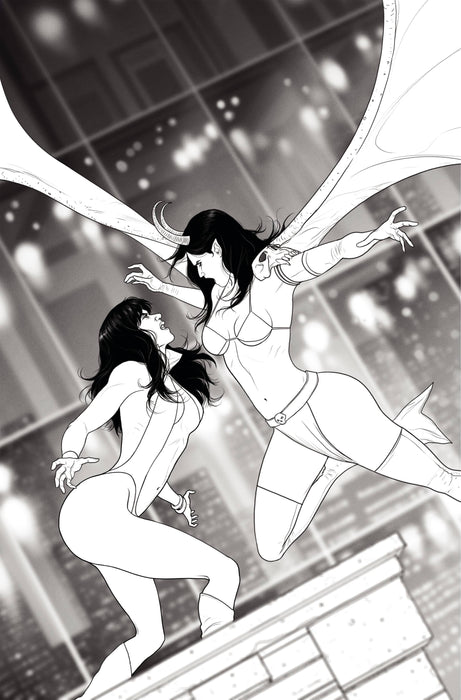 VAMPIRELLA VS PURGATORI #3 40 COPY MUSABEKOV B&W VIRGIN INCV