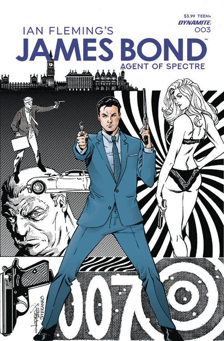 JAMES BOND AGENT OF SPECTRE #3 25 COPY LOPRESTI B&W VIRGIN I