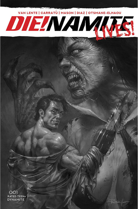 DIE!NAMITE LIVES #1 50 COPY PARILLO LINE ART INCV