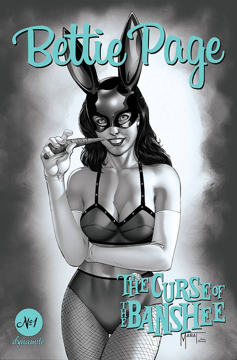 BETTIE PAGE & CURSE OF THE BANSHEE #1 30 COPY MYCHAELS B&W I