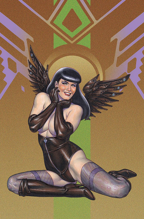 BETTIE PAGE & CURSE OF THE BANSHEE #1 LINSNER VIRGIN LTD VAR