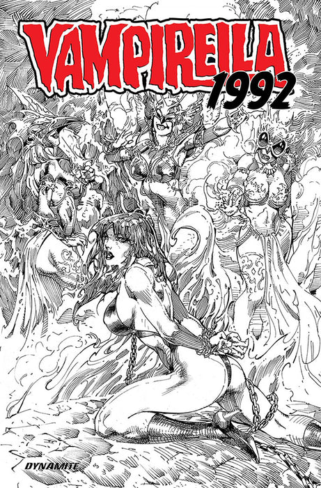 VAMPIRELLA 1992 ONE SHOT 10 COPY CASTRO LINE ART INCV