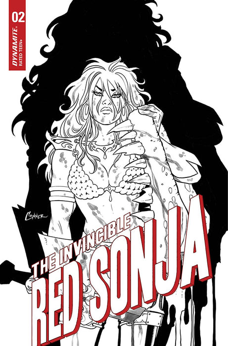 INVINCIBLE RED SONJA #2 15 COPY CONNER LINE ART INCV