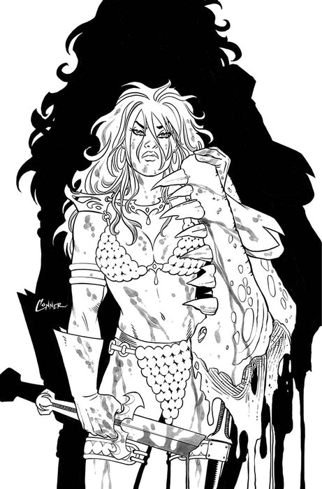 INVINCIBLE RED SONJA #2 40 COPY CONNER LINE ART VIRGIN INCV