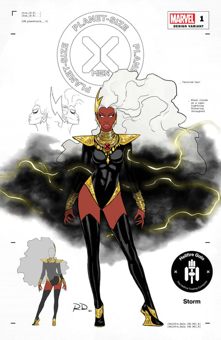 PLANET-SIZED X-MEN #1 1:50 DAUTERMAN STORM DESIGN VAR
