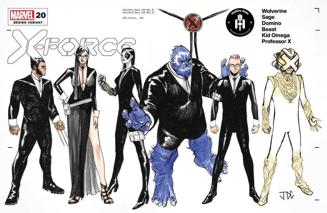 X-FORCE #20 CASSARA CHARACTER DESIGN VAR GALA