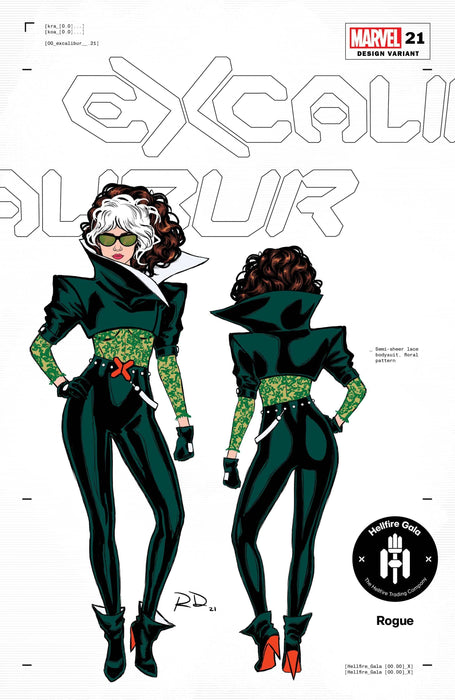 EXCALIBUR #21 1:50 DAUTERMAN ROGUE DESIGN VAR GALA