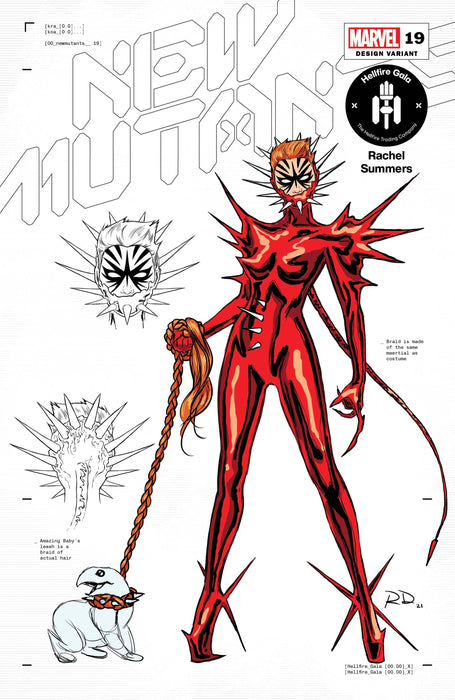 NEW MUTANTS #19 1:50 DAUTERMAN RACHEL SUMMERS DESIGN VAR GALA