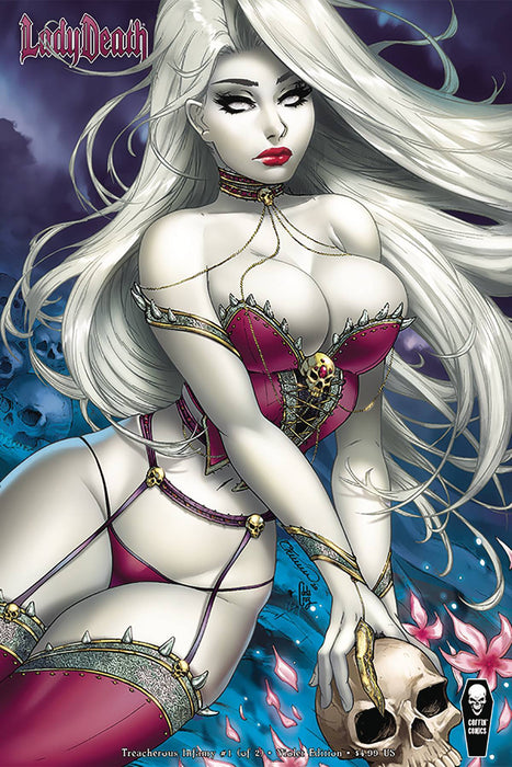 LADY DEATH TREACHEROUS INFAMY #1 (OF 2) CVR B TURNER VIOLET (signed by Brian Pulido)