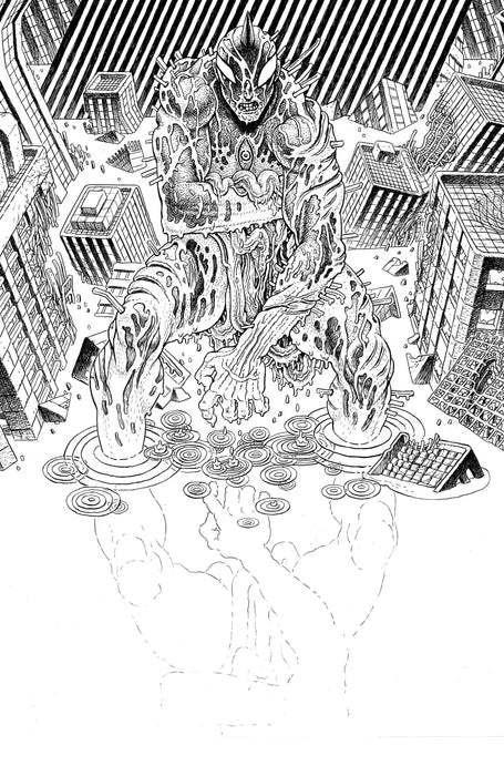 ULTRAMEGA BY JAMES HARREN #2 CVR C 5 COPY INCV B&W VIRGIN