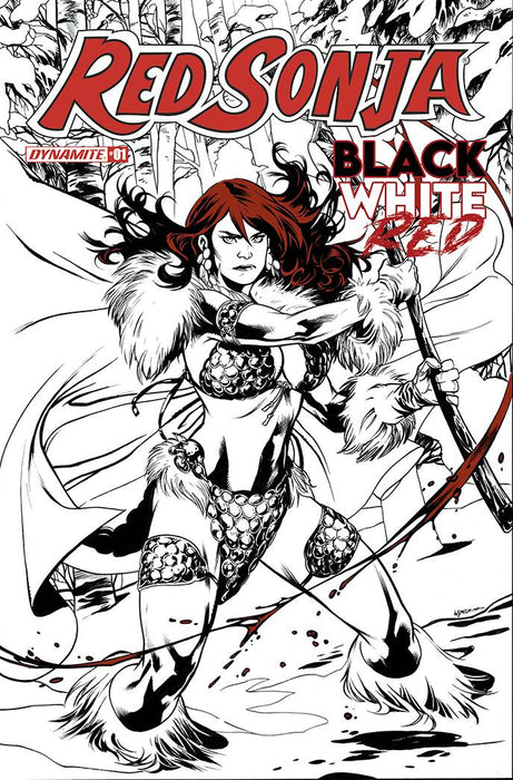 RED SONJA BLACK WHITE RED #1 CVR B LUPACCHINO