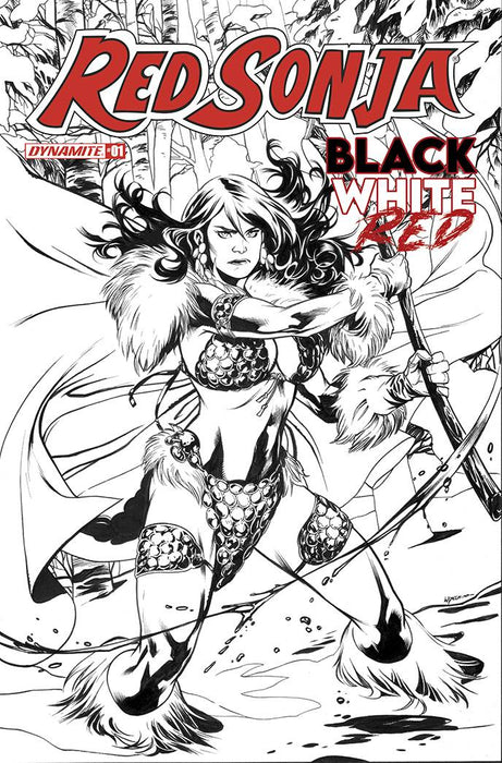 RED SONJA BLACK WHITE RED #1 CVR J 40 COPY INCV LUPACCHINO B