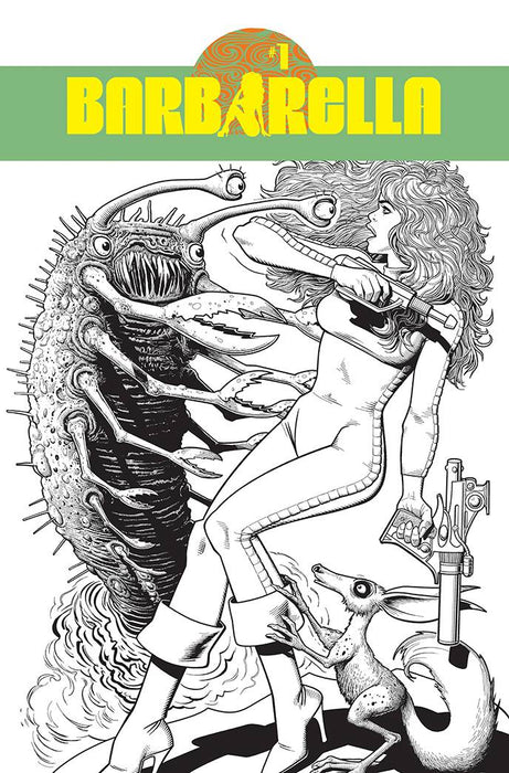 BARBARELLA #1 CVR K 40 COPY INCV BOLLAND LINE ART