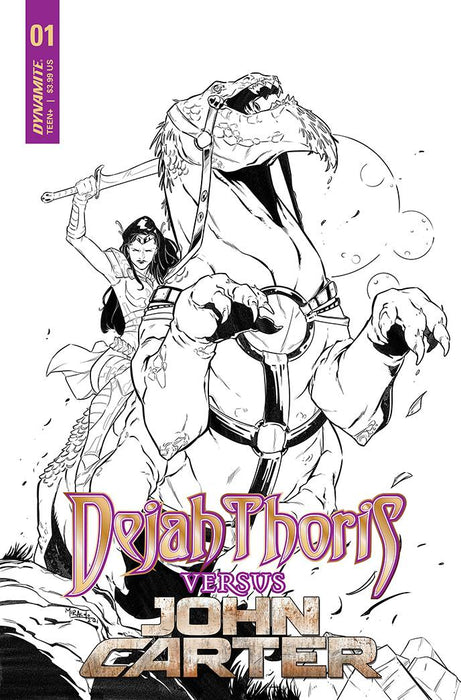 DEJAH THORIS VS JOHN CARTER OF MARS #1 CVR F 10 COPY INCV MI