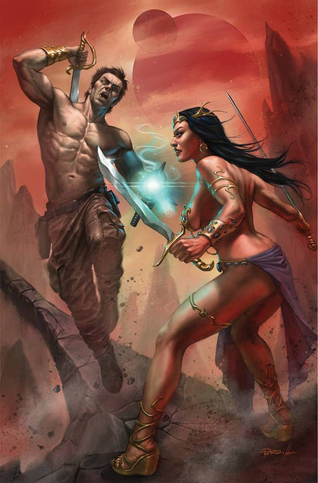 DEJAH THORIS VS JOHN CARTER OF MARS #1 CVR L PARRILLO LTD VI