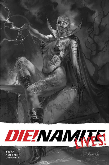 DIE!NAMITE LIVES #2 CVR K 50 COPY INCV PARILLO LINE ART