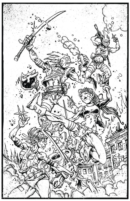 NINJAS & ROBOTS #10 CVR E 5 COPY INCV EASTMAN