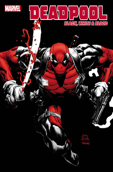 DEADPOOL BLACK WHITE BLOOD #1 (OF 5) 1:25 STEGMAN VAR