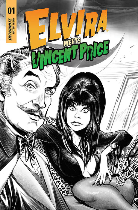 ELVIRA MEETS VINCENT PRICE #1 CVR F 10 COPY INCV SAMU LINE A