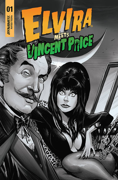 ELVIRA MEETS VINCENT PRICE #1 CVR H 25 COPY INCV ACOSTA LINE