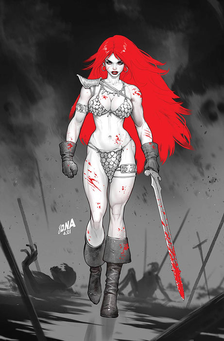 RED SONJA BLACK WHITE RED #2 CVR M NAKAYAMA LTD VIRGIN (C: 0