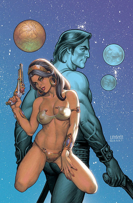 DEJAH THORIS VS JOHN CARTER OF MARS #2 CVR L LINSNER LTD VIR