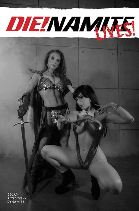 DIE!NAMITE LIVES #3 CVR I 30 COPY INCV COSPLAY B&W