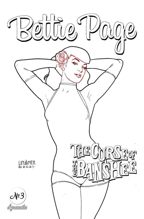 BETTIE PAGE & CURSE OF THE BANSHEE #3 CVR H 20 COPY INCV LIN