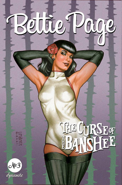 BETTIE PAGE & CURSE OF THE BANSHEE #3 CVR L 50 COPY INCV LIN