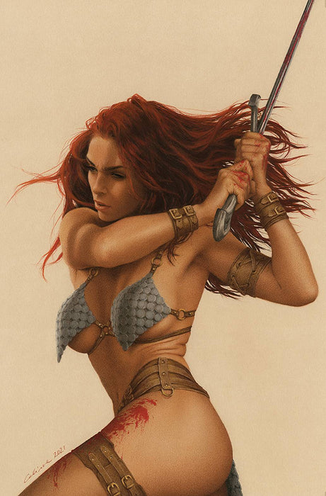 INVINCIBLE RED SONJA #4 CVR O CELINA LTD VIRGIN