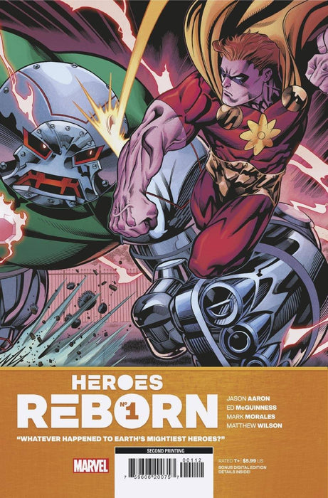HEROES REBORN #1 (OF 7) MCGUINNESS 2ND PTG VAR