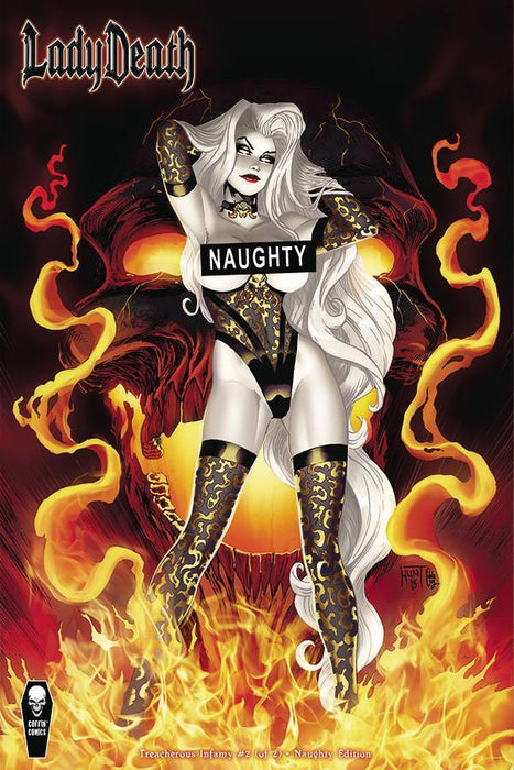 LADY DEATH TREACHEROUS INFAMY #2 (OF 2) CVR D NAUGHTY ED (signed by Brian Pulido)